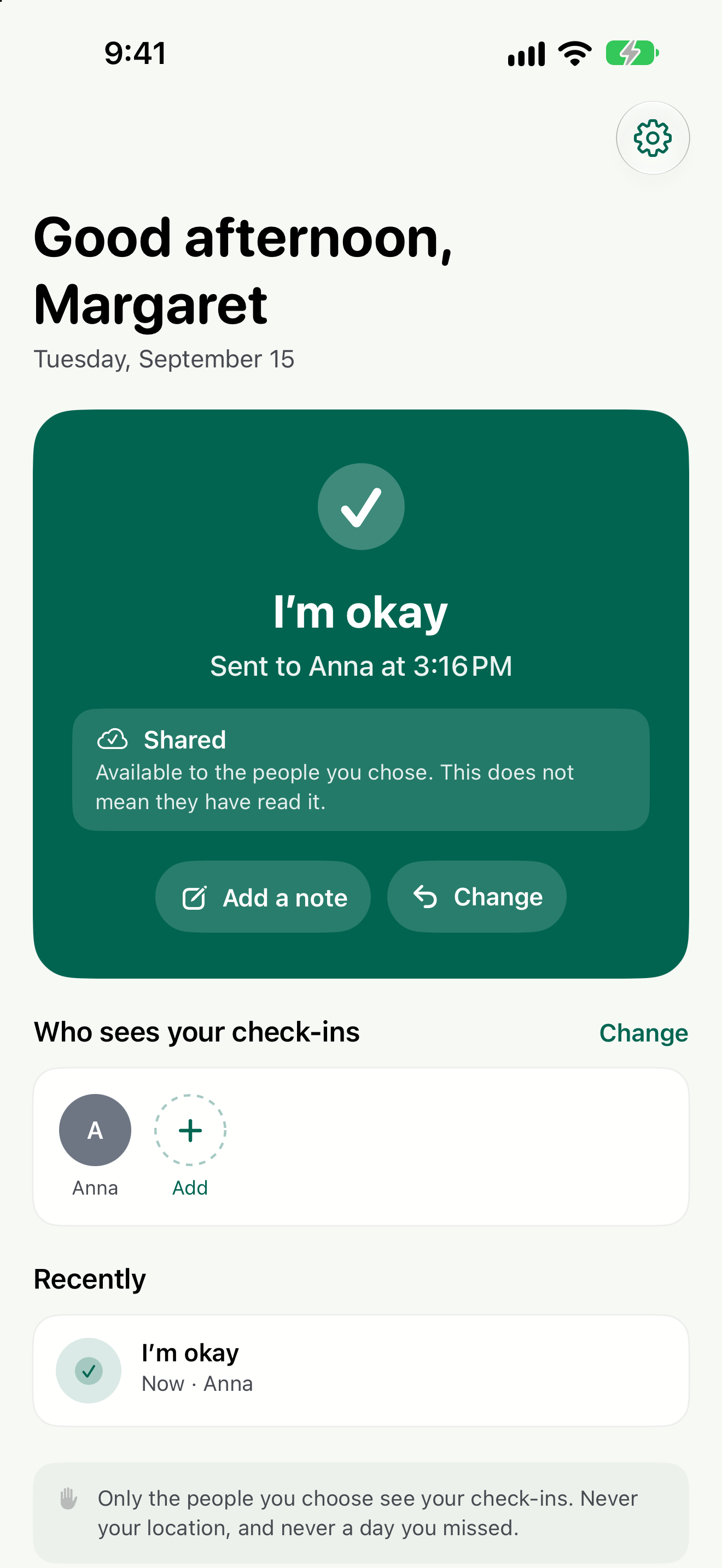 A few words when a tap isn’t enough